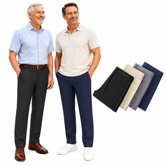 Men's High Stretch Straight Fit Pants