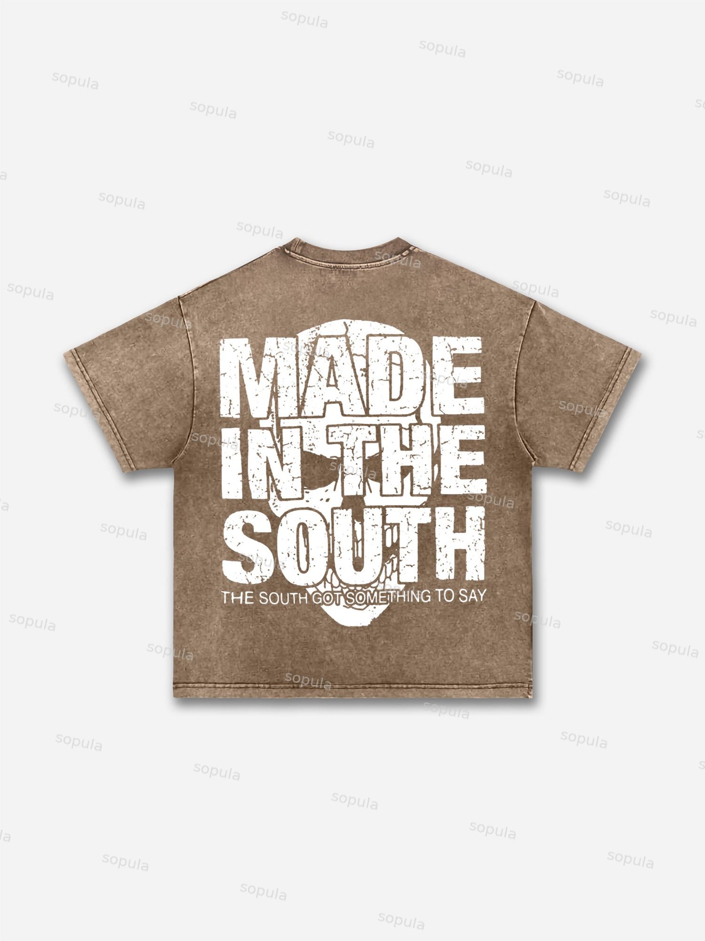 South 3:16 Placard Graphic Acid Wash T-shirt