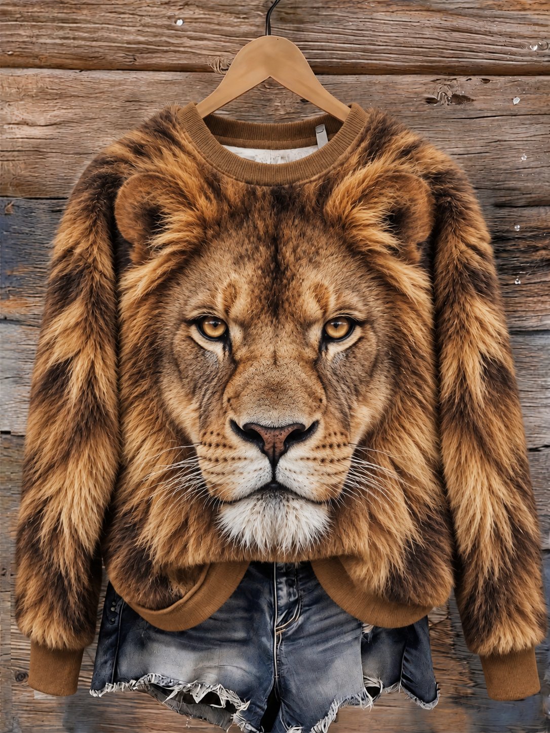 Women's Casual Animal Print Sweatshirt