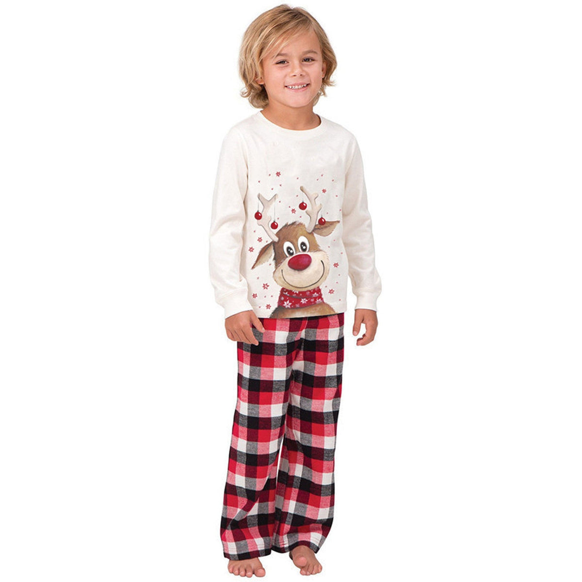 Cute Reindeers Matching Family Pajamas BigBeryl