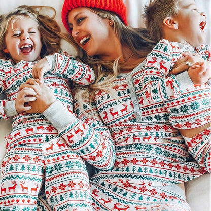 Christmas Spirit Matching Family Pajamas Set BigBeryl