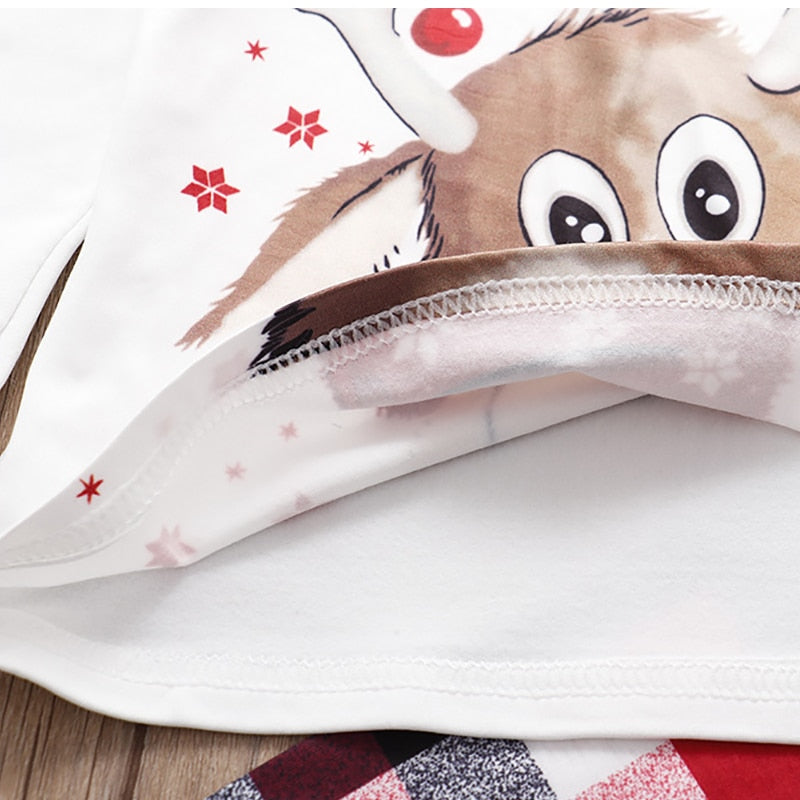 Cute Reindeers Matching Family Pajamas BigBeryl