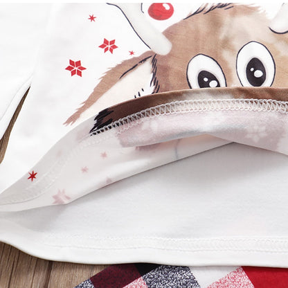 Cute Reindeers Matching Family Pajamas BigBeryl