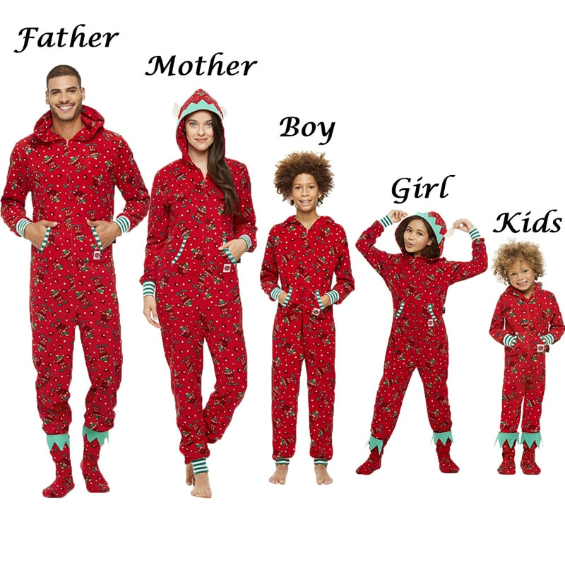 Elf Matching Family Onesies With Hood BigBeryl
