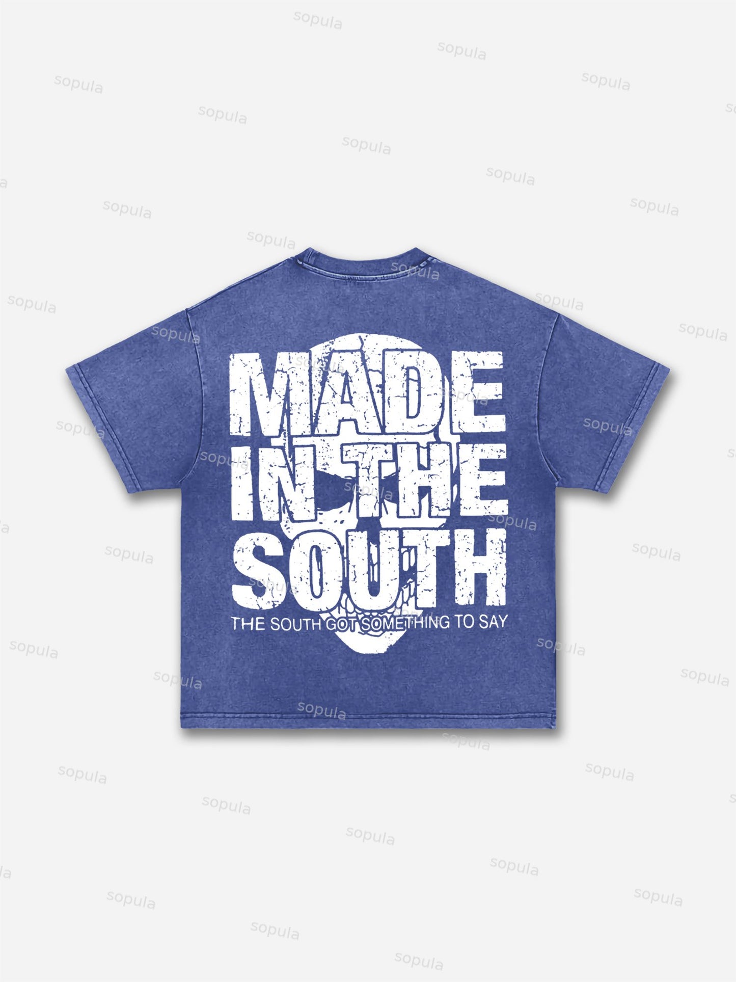 South 3:16 Placard Graphic Acid Wash T-shirt