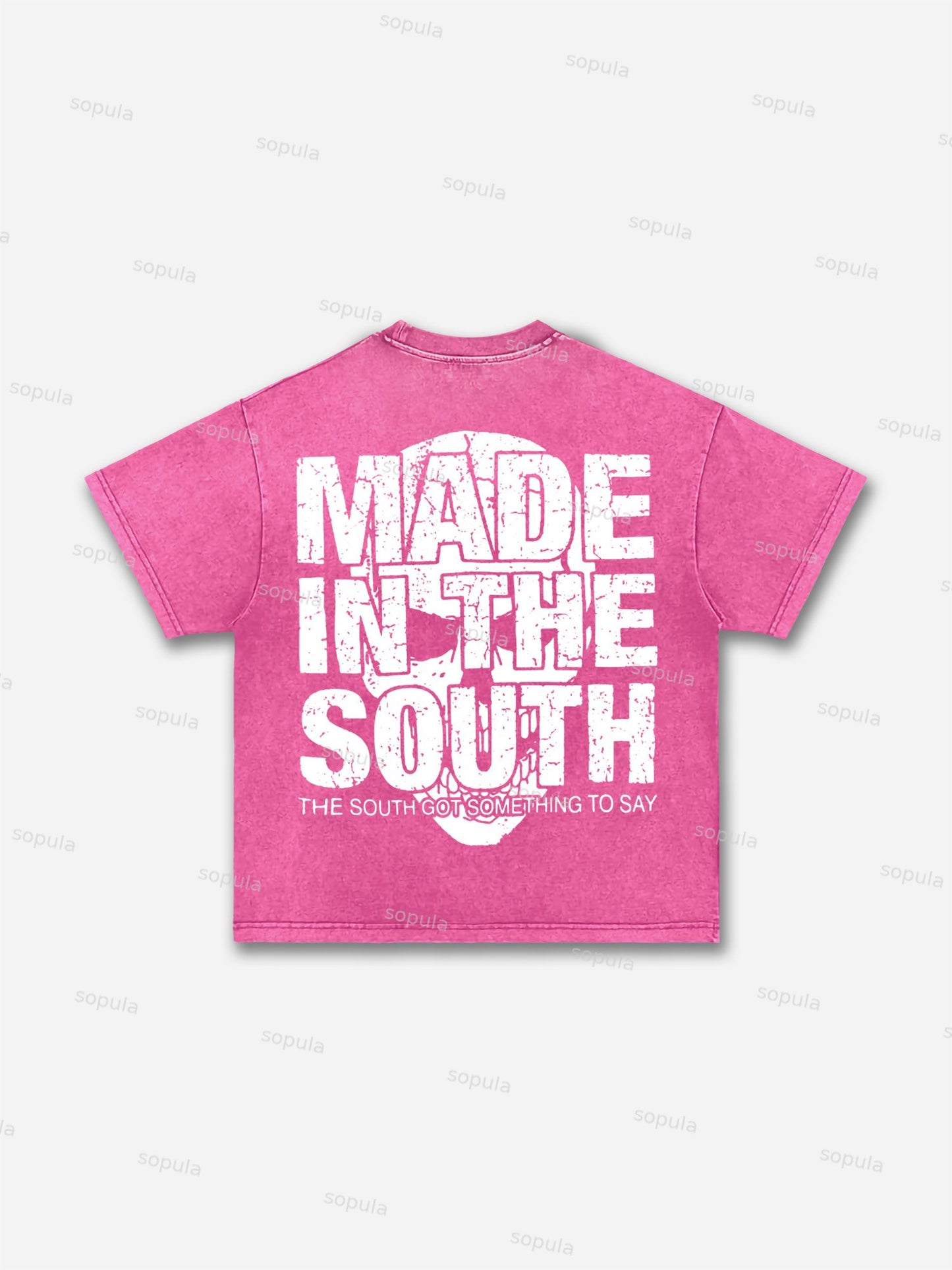 South 3:16 Placard Graphic Acid Wash T-shirt