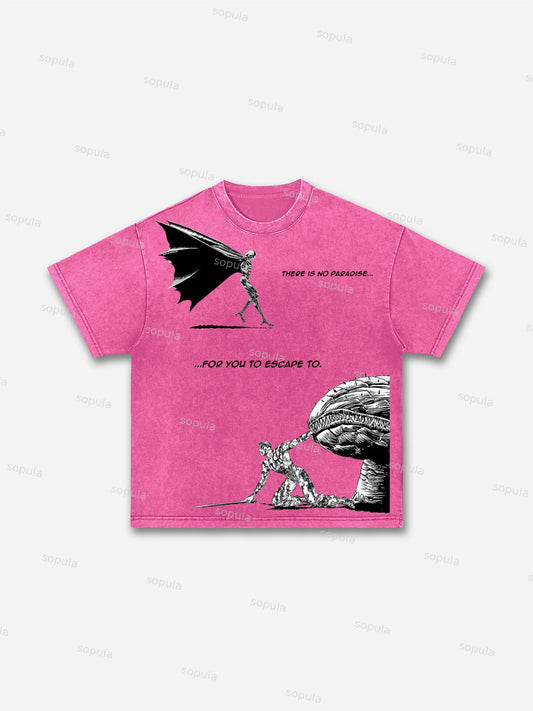 Berserk Manga Graphic Acid Wash T-shirt