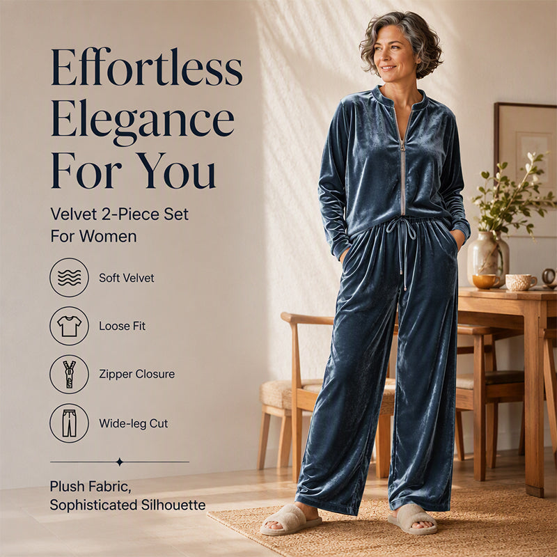 New Fall Collection-Women's Velvet 2-Piece Outfits
