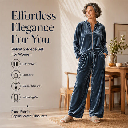 New Fall Collection-Women's Velvet 2-Piece Outfits