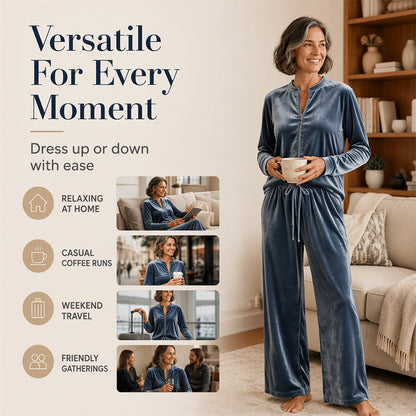 New Fall Collection-Women's Velvet 2-Piece Outfits