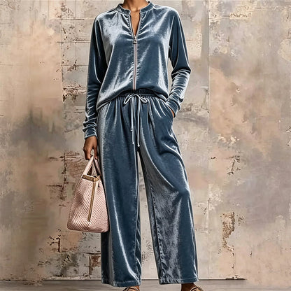 New Fall Collection-Women's Velvet 2-Piece Outfits